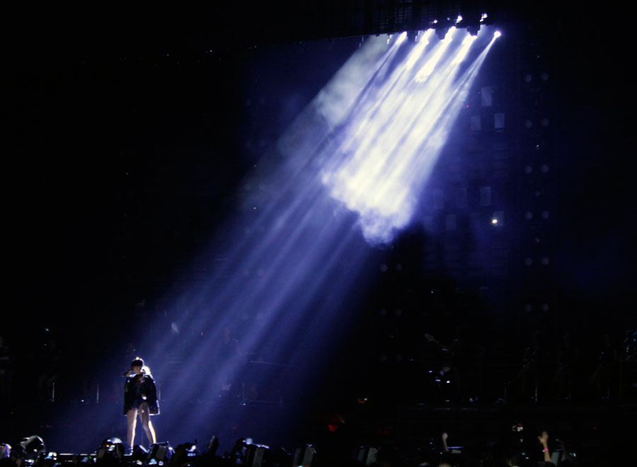 Beyoncé, considerada a diva do R&B e do Soul, se apresentou no Estádio do Morumbi, em São Paulo